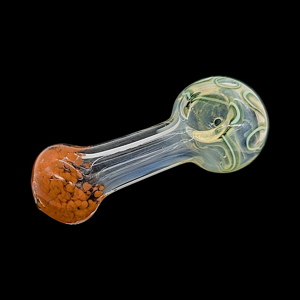 4.5" Thick Glass Tobacco Spoon Pipe
