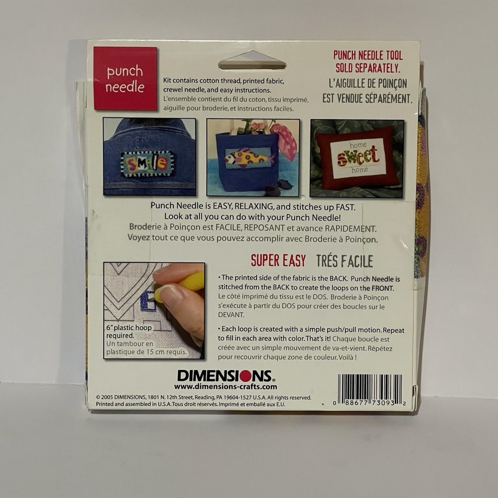 Punch Needle Kit-A Quick Way To Smile