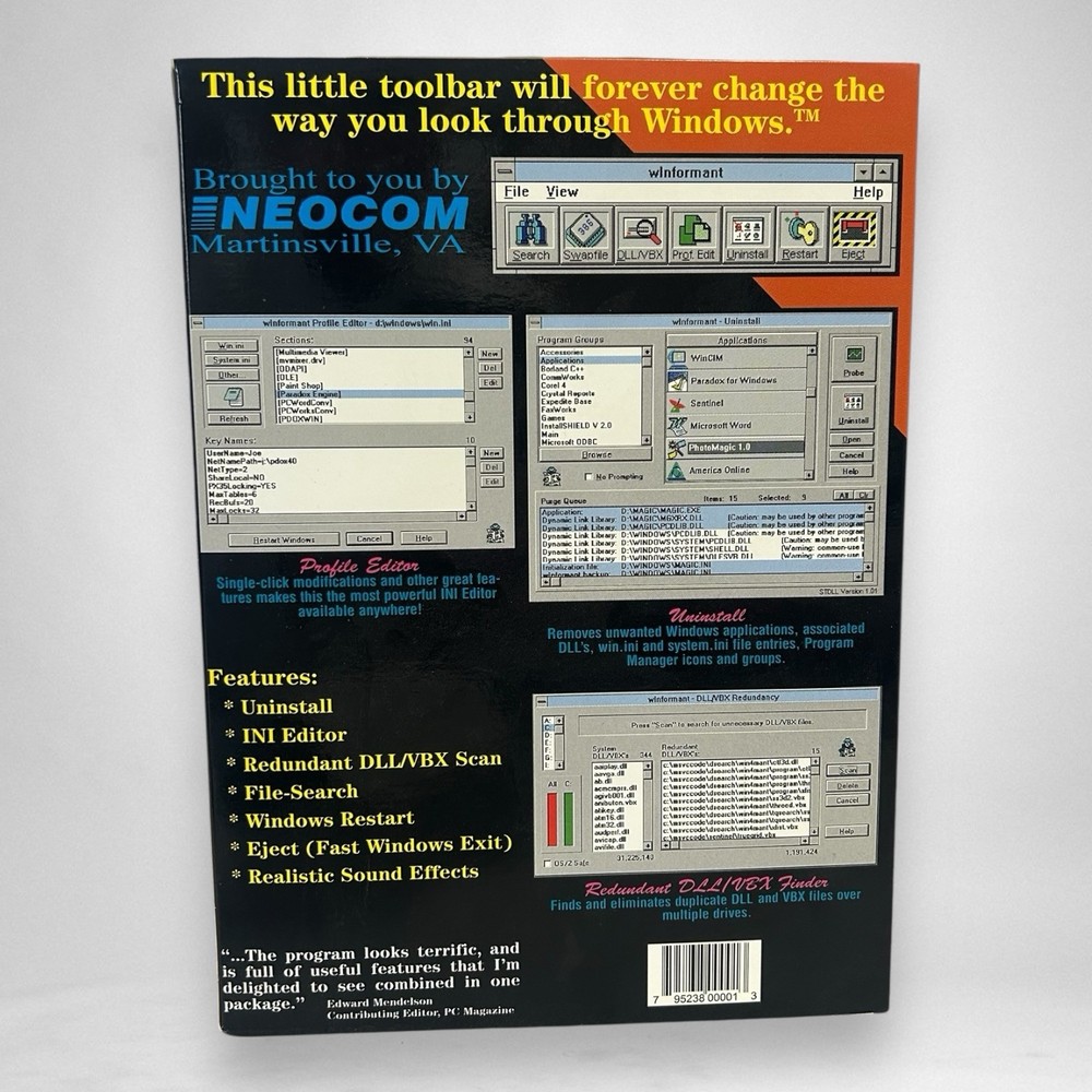 Vintage Winformat Windows Utility Pack Floppy Software