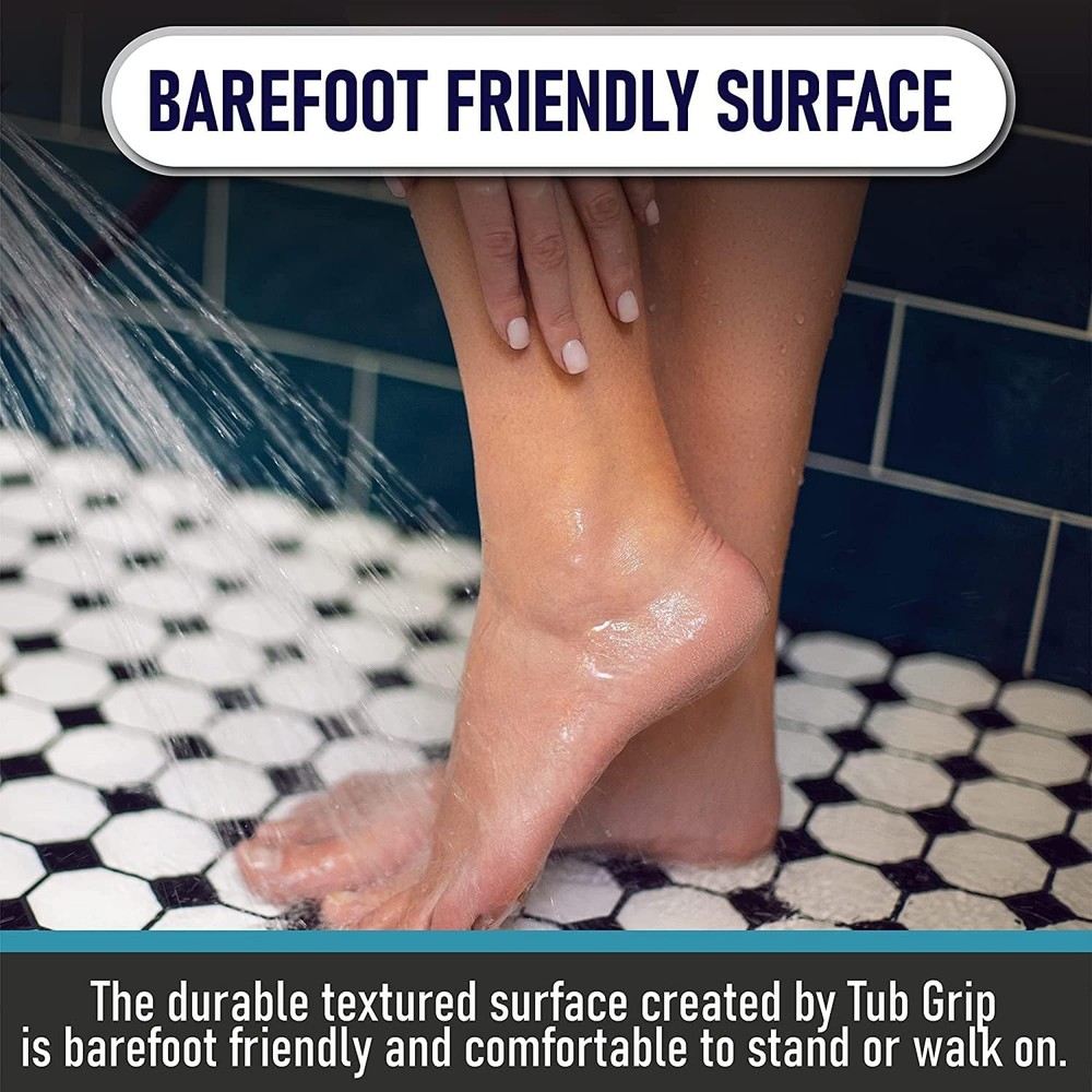SlipDoctors Tub Grip Anti-Slip Bath & Shower Floor Solution – Small, Clear