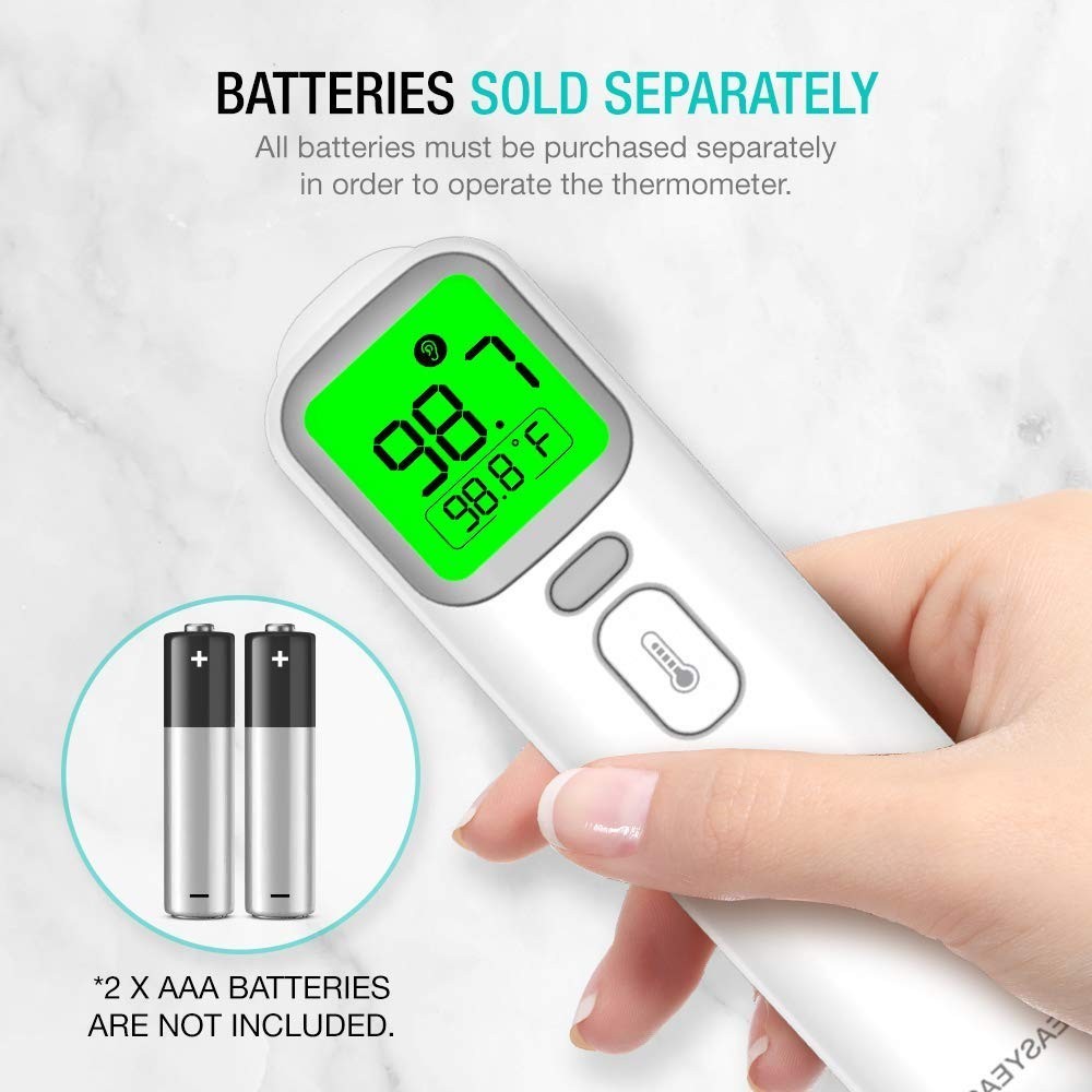 Touchless Infrared Forehead Thermometer with 3 Modes - Quick & Safe Readings