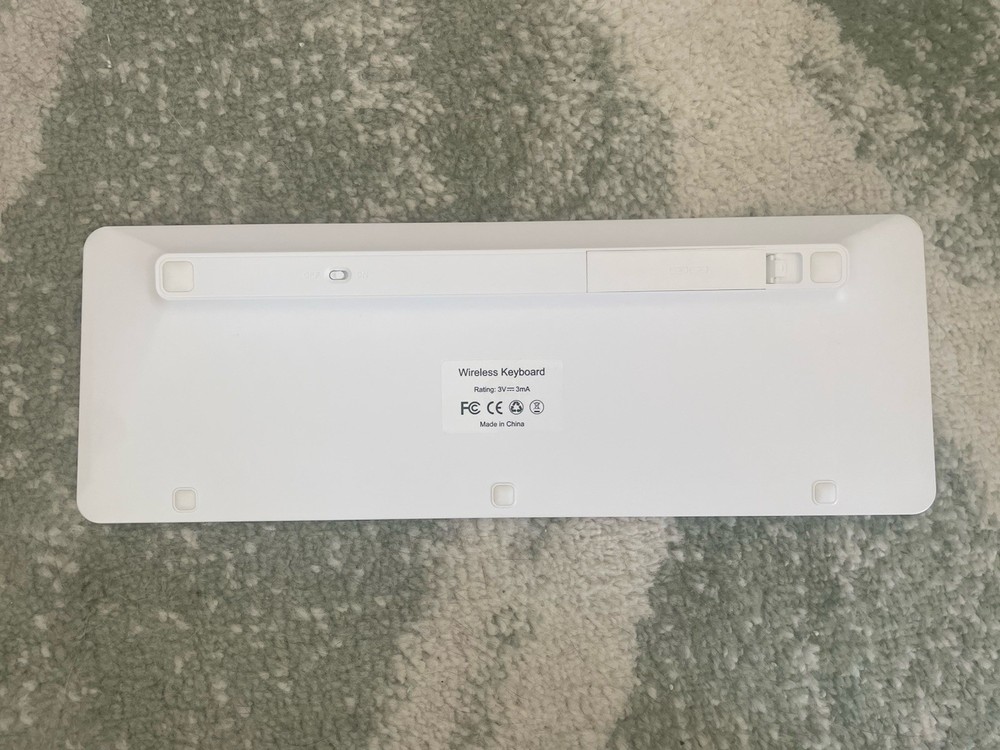 Slim Bluetooth Keyboard & Mouse Combo- Wireless for PC, Laptop, Mac, iOS, Tablet