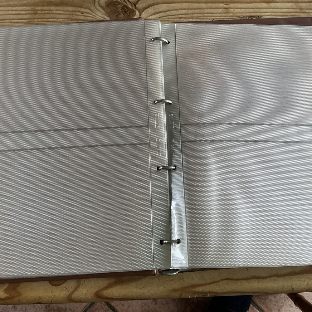 A4 Sized FDC Postcard Album With 21 Pages Will Hold 84