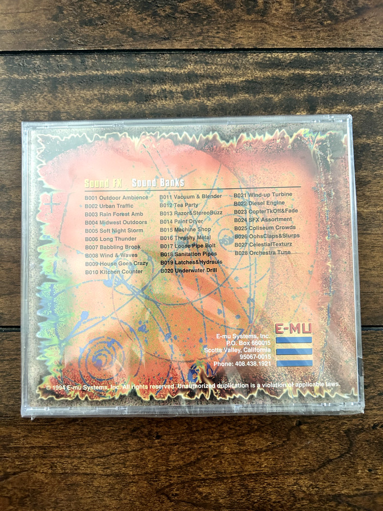 E-MU - EIIIX Sound Library Vol. 1, 2, and 4