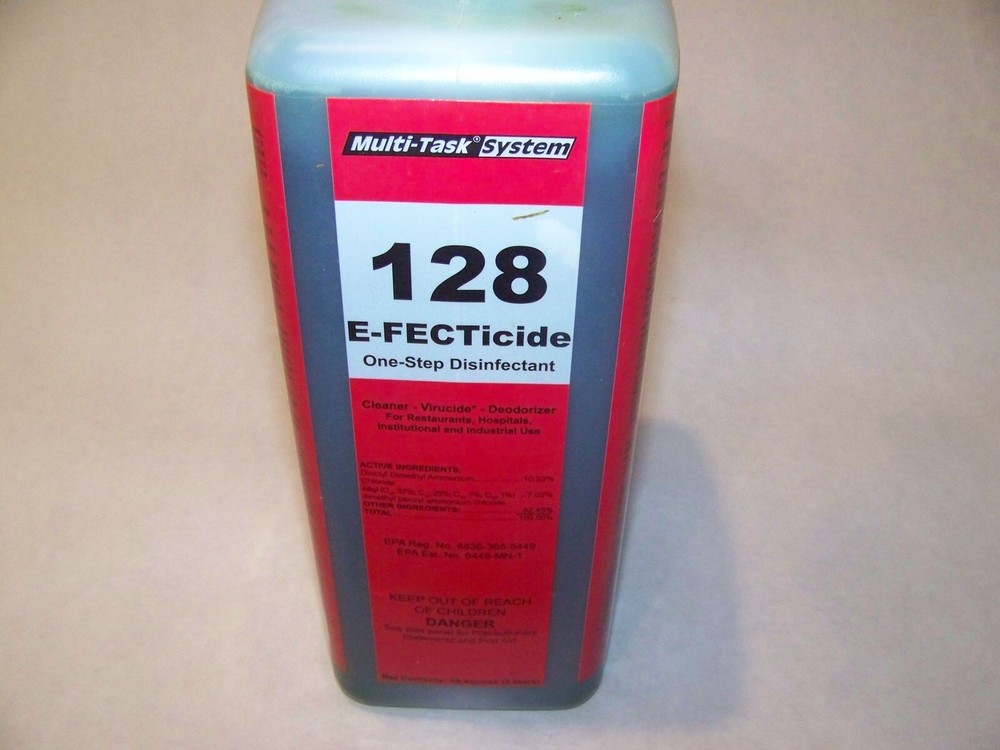 4 Multi-Task E-Fect 128 Multi-Purpose Cleaner Restaurants, Hospitals, Bathrooms