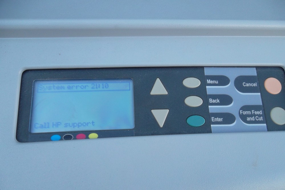 HP DesignJet 500ps Plotter 42" Roll Color Printer Wide Inkjet USB Network C7770C