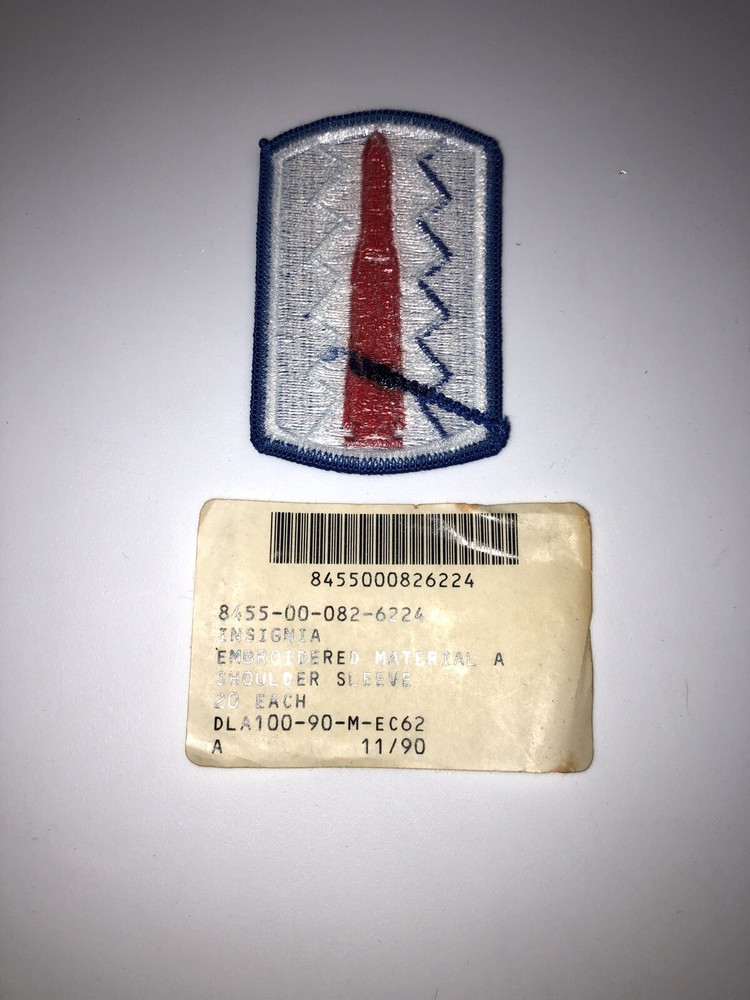 197th Infantry Brigade U.S. Army Shoulder Patch Insignia