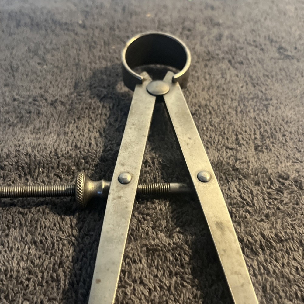 Vtg Brown & Sharpe #812 8" Inside Calipers Flat Leg