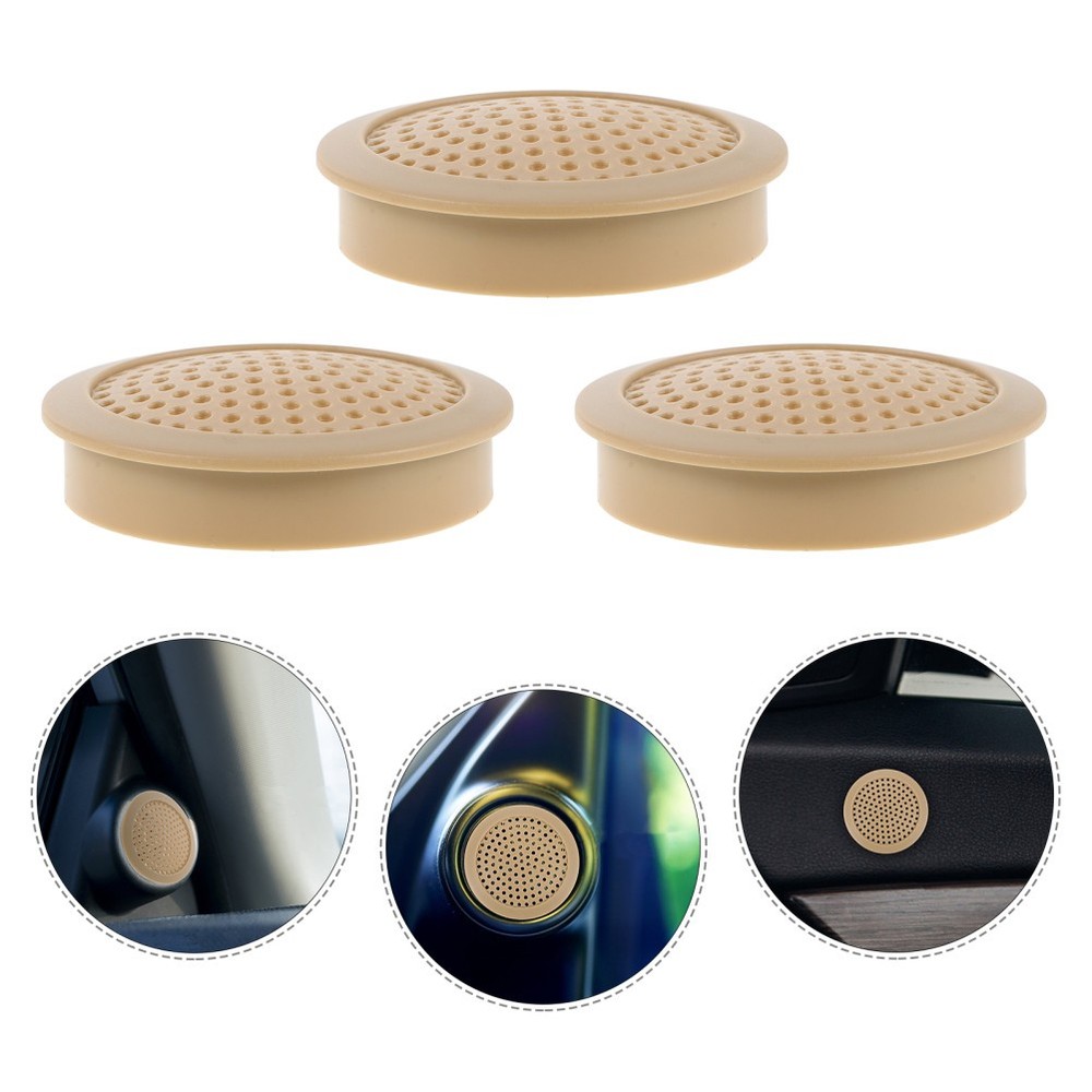 4 Pcs Horn Mesh Protector Car Stereo Speaker Covers Plastic Protective Grill