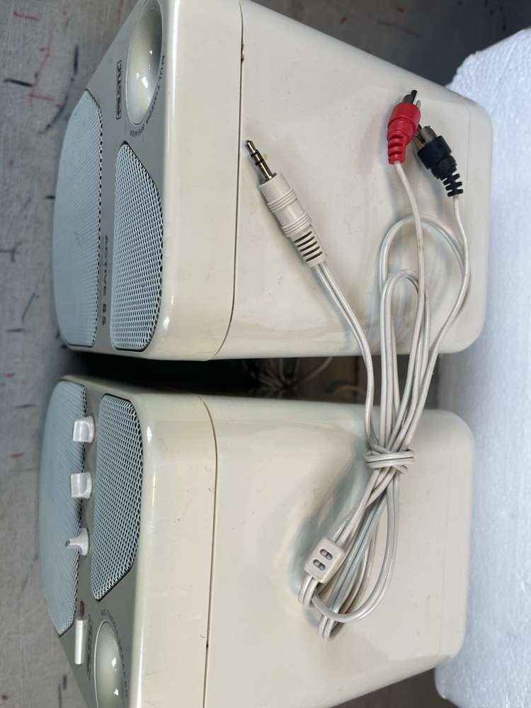 Vintage Juster Active 85 Multimedia Speaker System Integrated Amplifier Tested