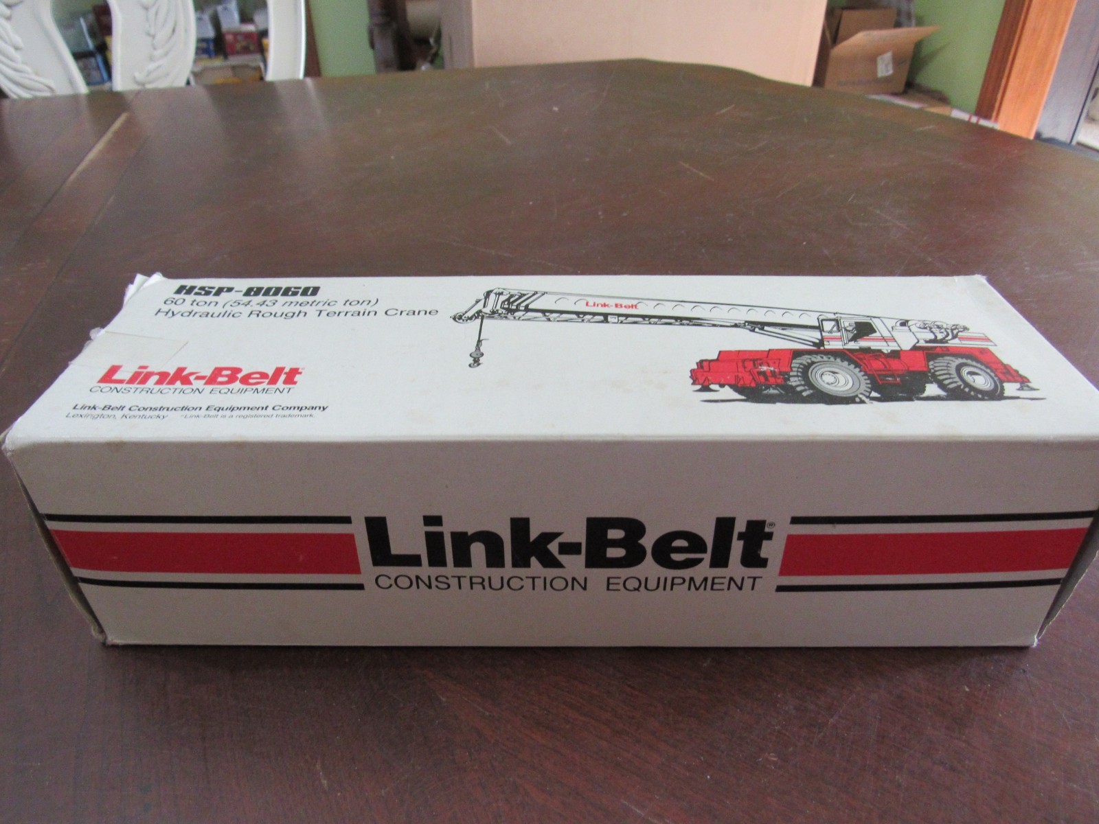 NZG 1/50 LINK-BELT HSP-8060 HYDRAULIC ROUGH TERRAIN CRANE - MIB