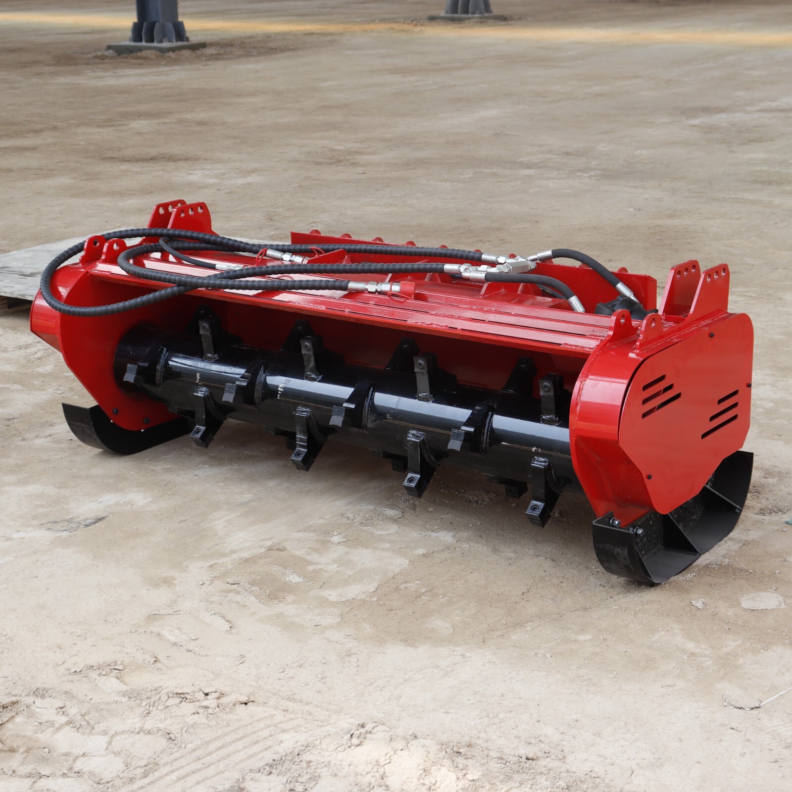 High-Flow Heavy Duty 60"Forestry Mulcher for Bobcat with Wood Chipping Function