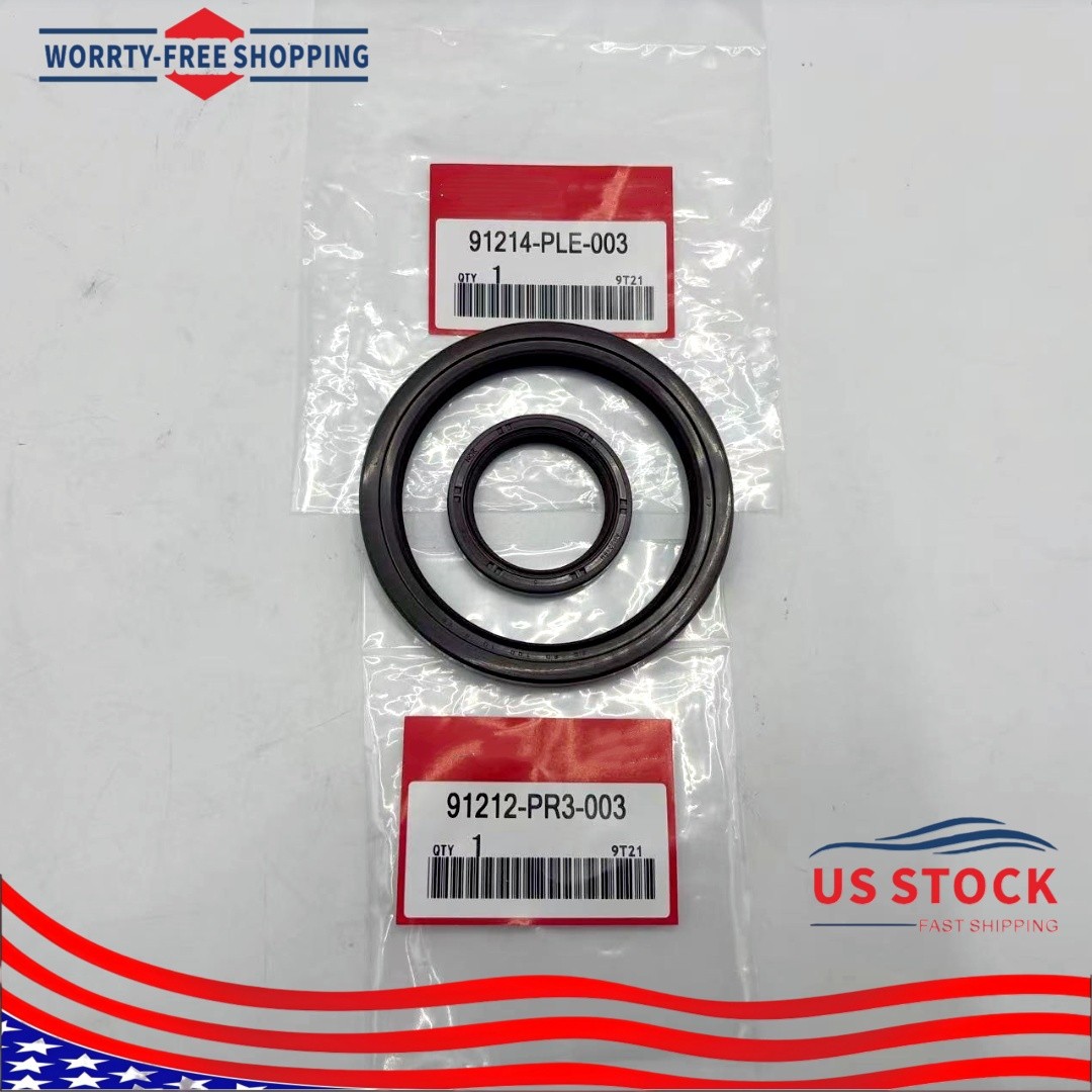 OEM for Honda CR-V Front & Rear Main Crankshaft Seal 91212-PR3-003&91214-PLE-003