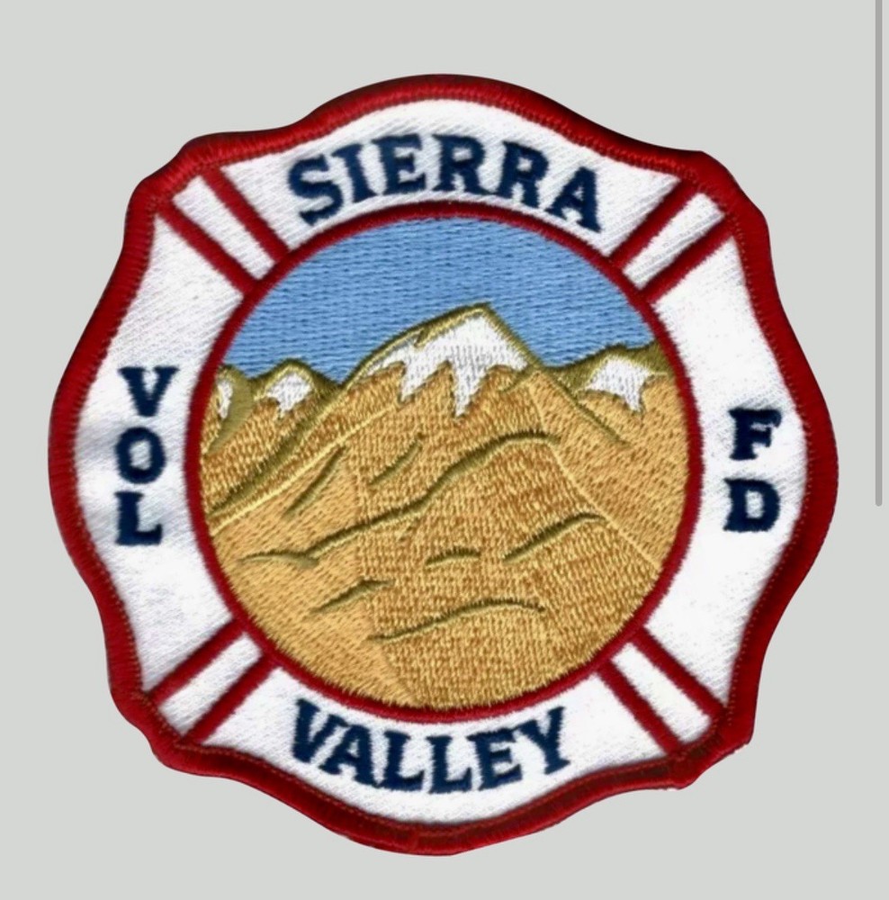 Sierra Valley Volunteer Fire Department Patch