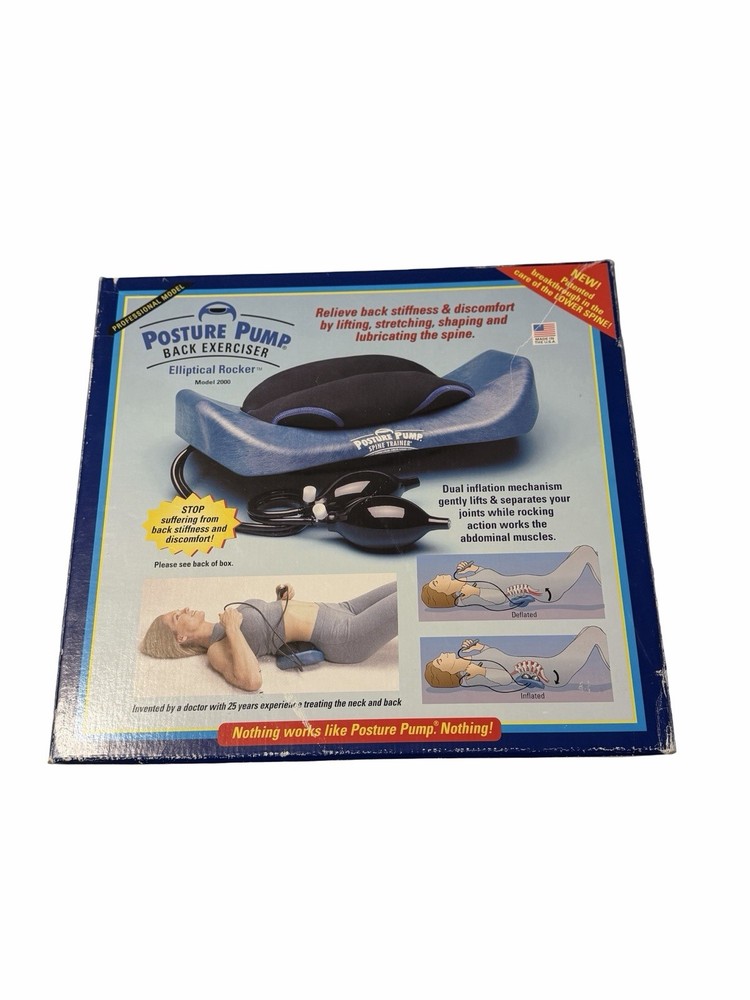 Posture Pump Disc Hydrator Elliptical Back Rocker With Box Model 2000