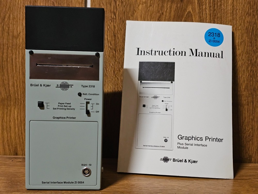 Bruel & Kjaer Type 2318 / Graphics Printer + Instruction manual (#2155)