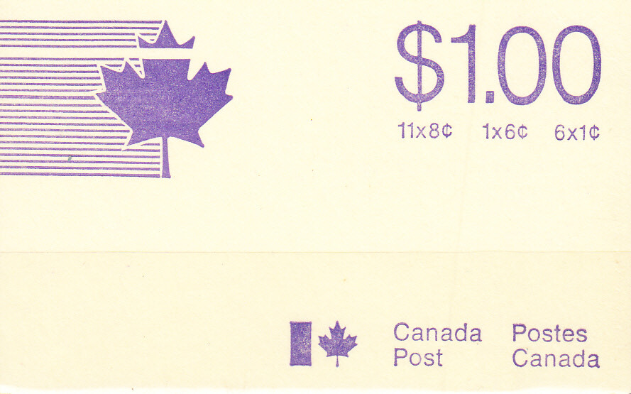 W CANADA 0586-BK75a DEFINITIVES BOOKLET