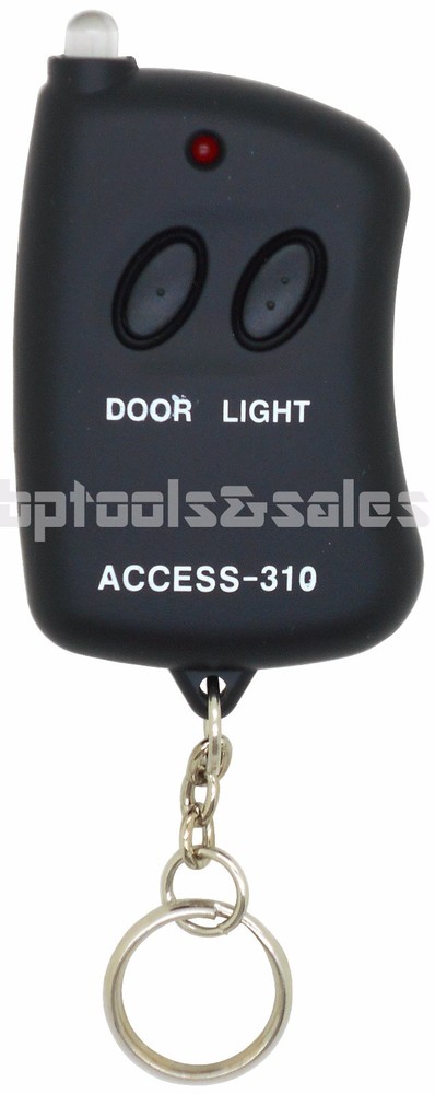 8 Digit Code Mini Remote Control Garage Door/Gate Transmitter w/ Mini Flashlite
