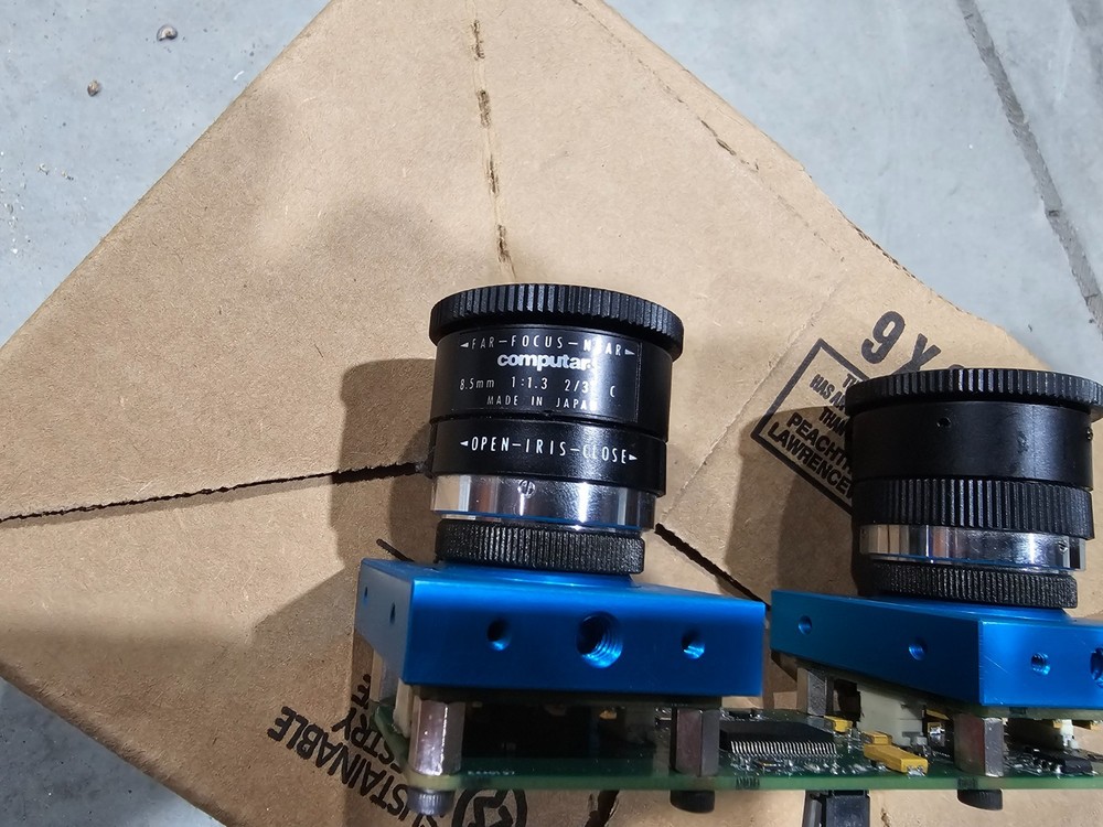 NiT 9DMC1001CS31UF0B Imaging Vison Sensor CMOS Camera with Computar Lenses AS IS