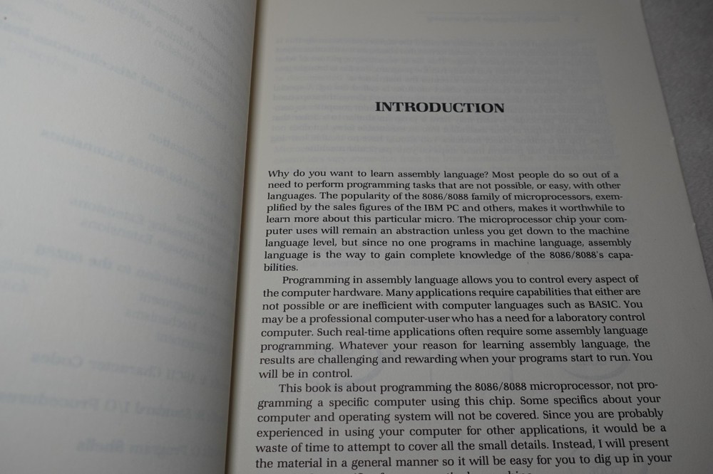 Introduction to Assembly Language Programming for 8086 Family Skinner 1985 Book