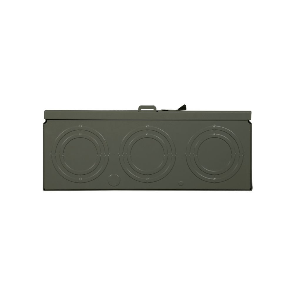 Eaton UH7300UCPLCH meter socket, 1-pos 7 Jaw 320A