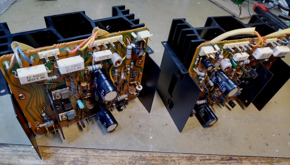 Output stage for Sansui AU 517, Left OR right channel
