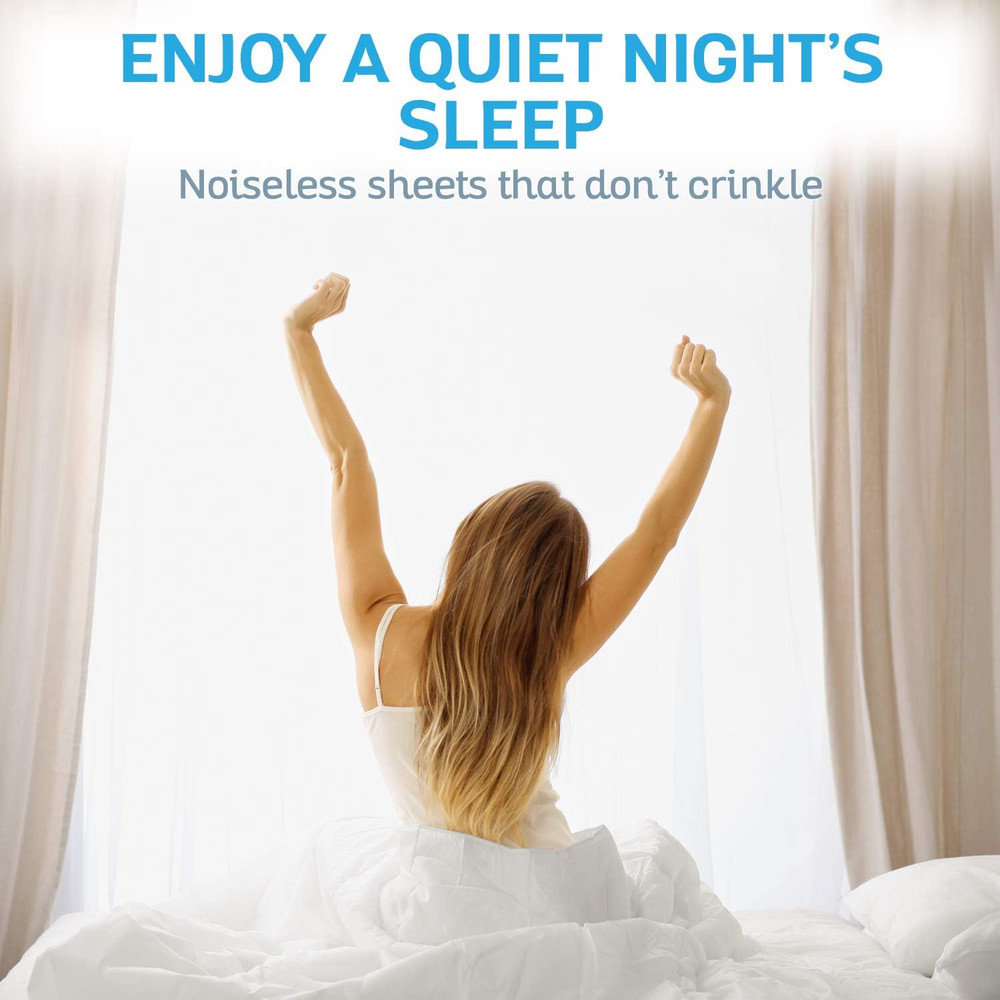 Waterproof Mattress Protector - King Size Bedsheet - Fitted Machine Washable Bed