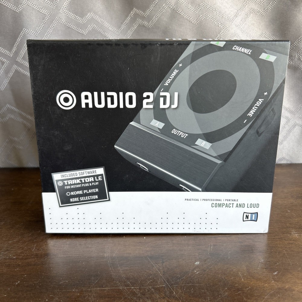 Audio 2 DJ - Native Instruments Audio Interface Brand New