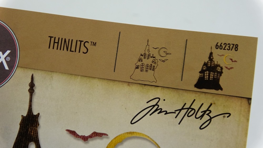 2017 Tim Holtz Sizzix Thinlits Haunted House Halloween Dies #662378