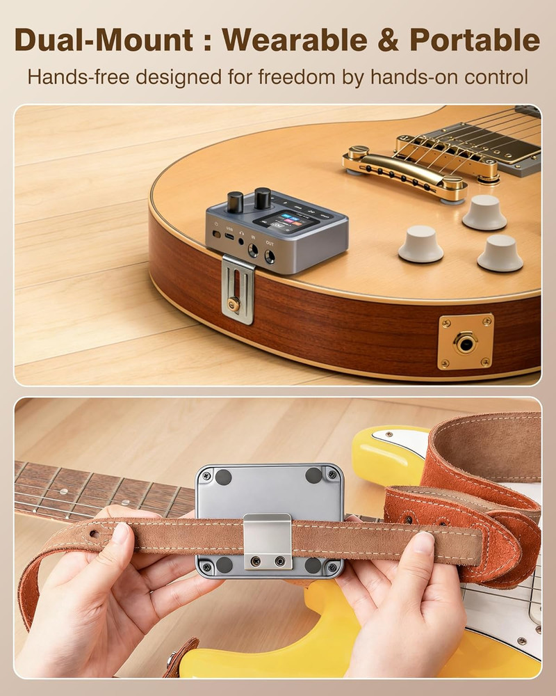 Multi Effects Guitar Processor, ANN Amp Modeling & IR Cabinet Simulation, 80 Pre