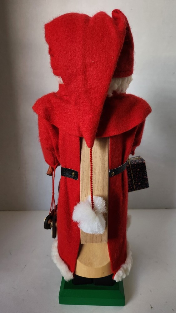 Steinbach Nutcracker Santa With Toy Bag & Tree 14" 1989