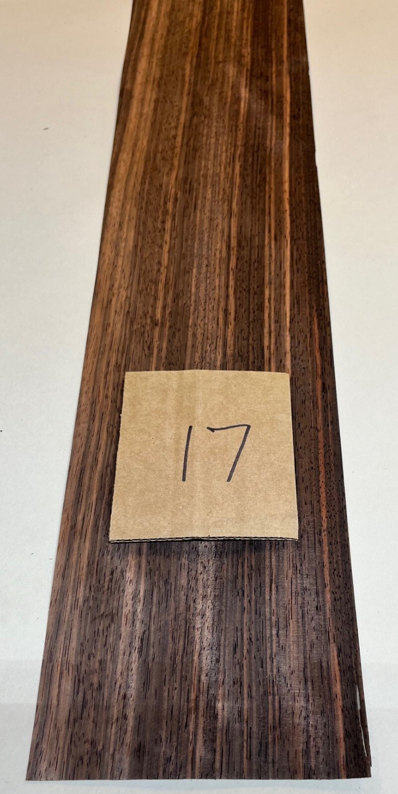 Macassar Ebony Wood Veneer 5.5" x 36" Raw No Backing