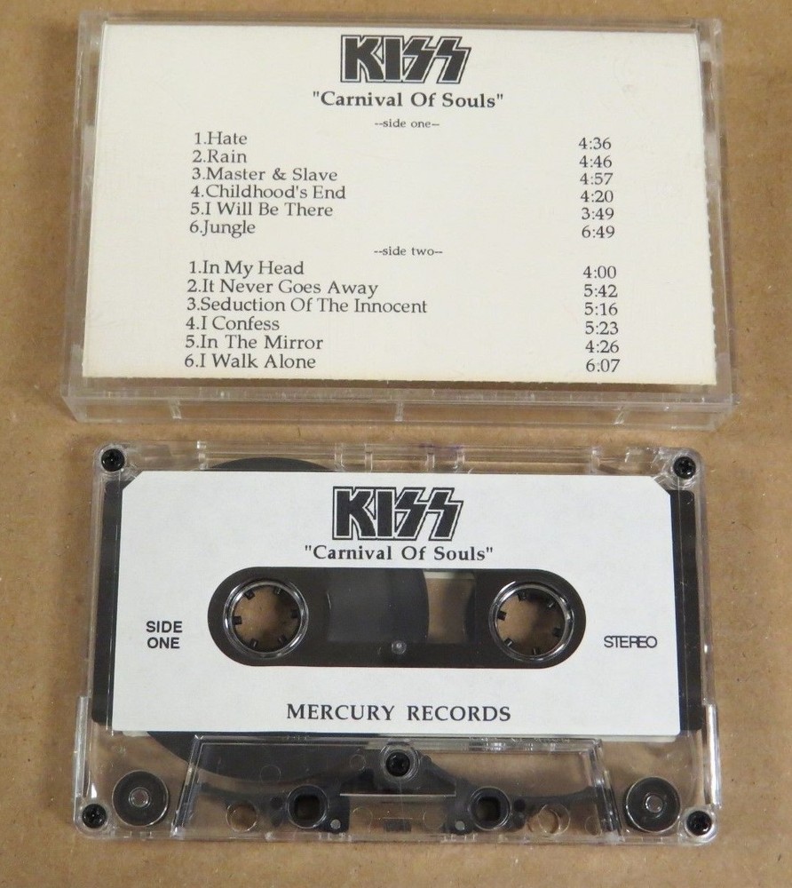 KISS "CARNIVAL OF SOULS" - ADVANCE PROMOTIONAL CASSETTE FROM MERCURY
