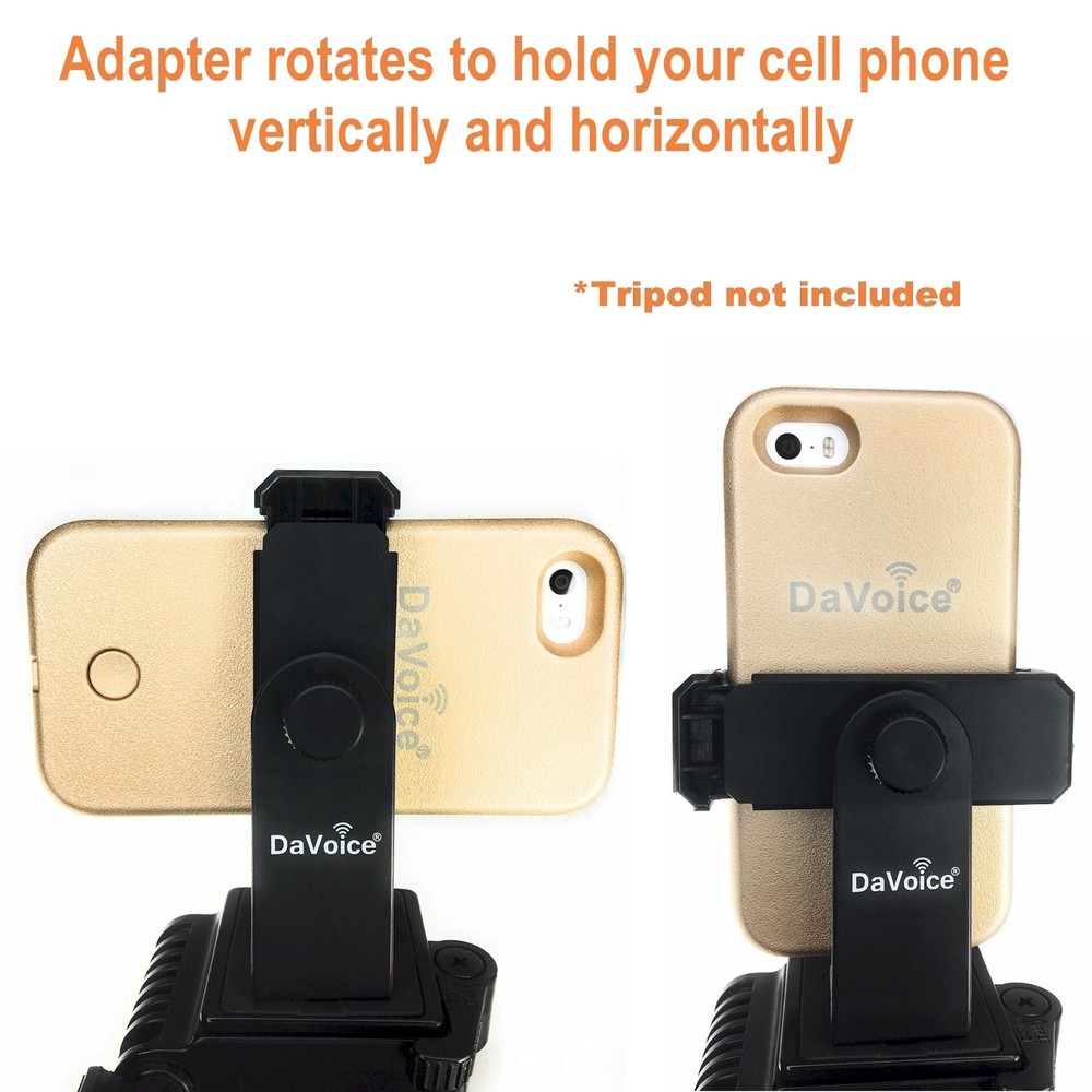 Universal Smartphone Tripod Adapter Holder Mount for iPhone 11, 11 Pro Max +More