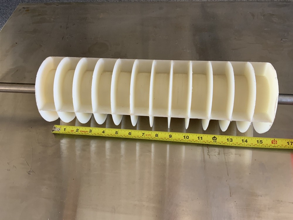 Moline plastic Long John Eclair Doughnut Cutter for cutting table Pastry