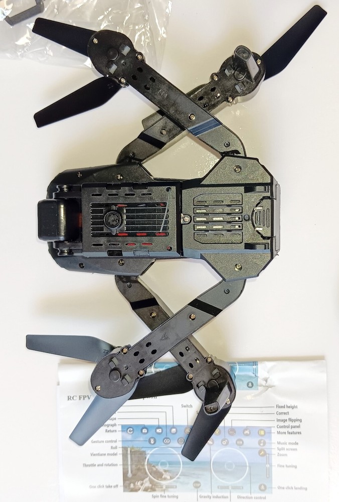 R/C Quadcopter Drone and Case (APPEARS UNUSED BUT DOES NOT WORK)