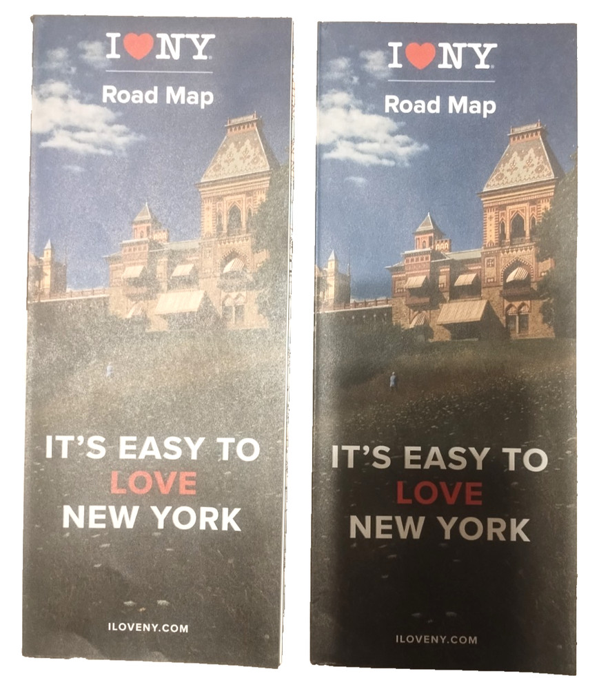 TWO (2) NEW YORK STATE ROAD MAPS