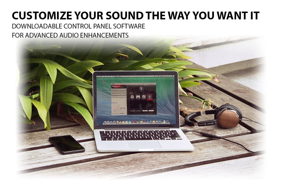 USB Sound Adapter for Windows Mac - 24-Bit 96Khz Playback, Plug Play