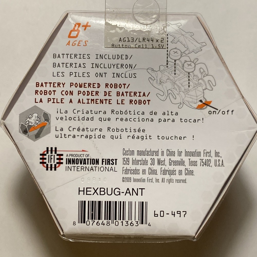 New in Sealed Box 🔥 HEXBUG ANT Micro Robotic Creatures BLUE Hex Bug