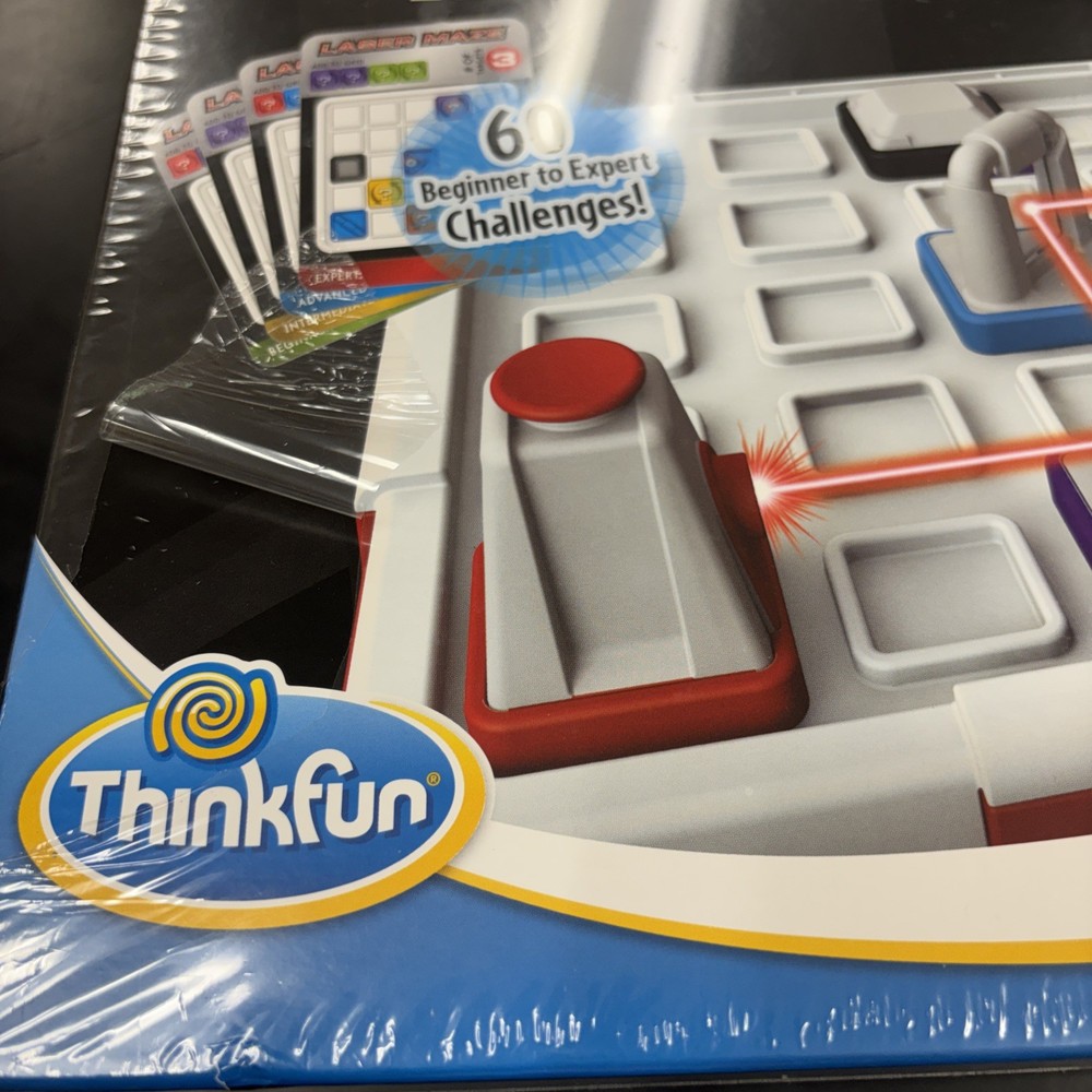 ThinkFun Laser Maze Beam-Bending Logic Game. 60 Challenges. New Sealed