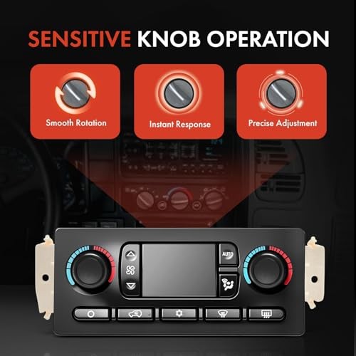 Automatic Climate Control Module A/C & Heater Control Panel - Compatible with
