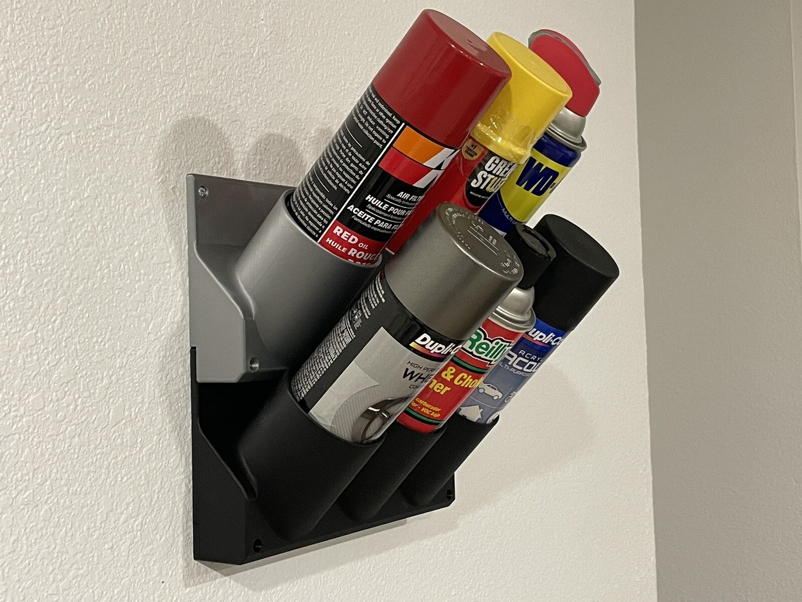 Can Organizer Holder Spray Paint Aerosol Work Bench Toolbox Wall Shelf Hanging