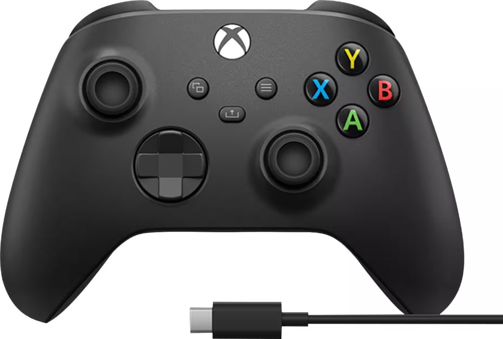 Microsoft - Xbox Wireless Controller + USB-C Cable for Xbox Series X, Xbox Se...