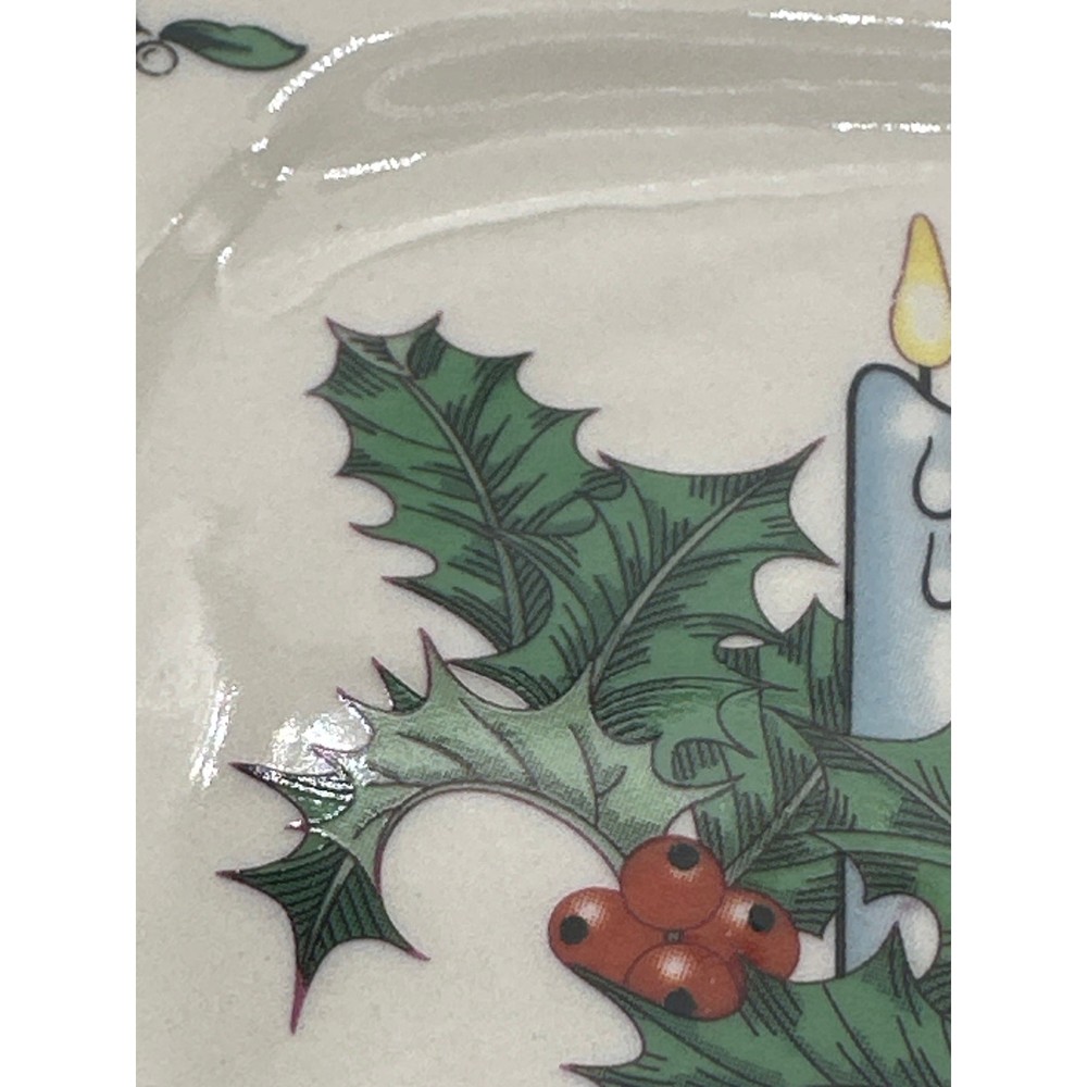 Spode 2005 Replacement square Decorating Tree World Christmas small 6" plate