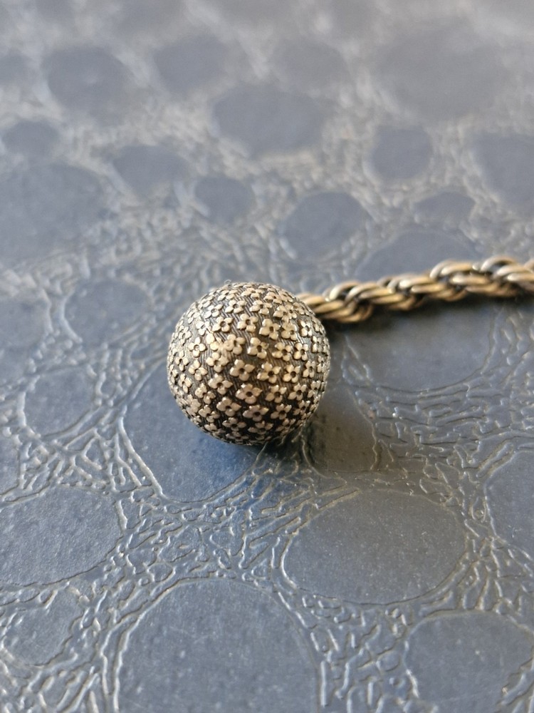 Victorian 1896 Solid Silver Vesta Case,Chester Hallmarked,William Neale + Chain.