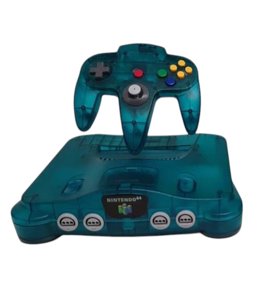 Console Display Stand w/ Floating Controller Mount Nintendo 64 N64 Custom Colors