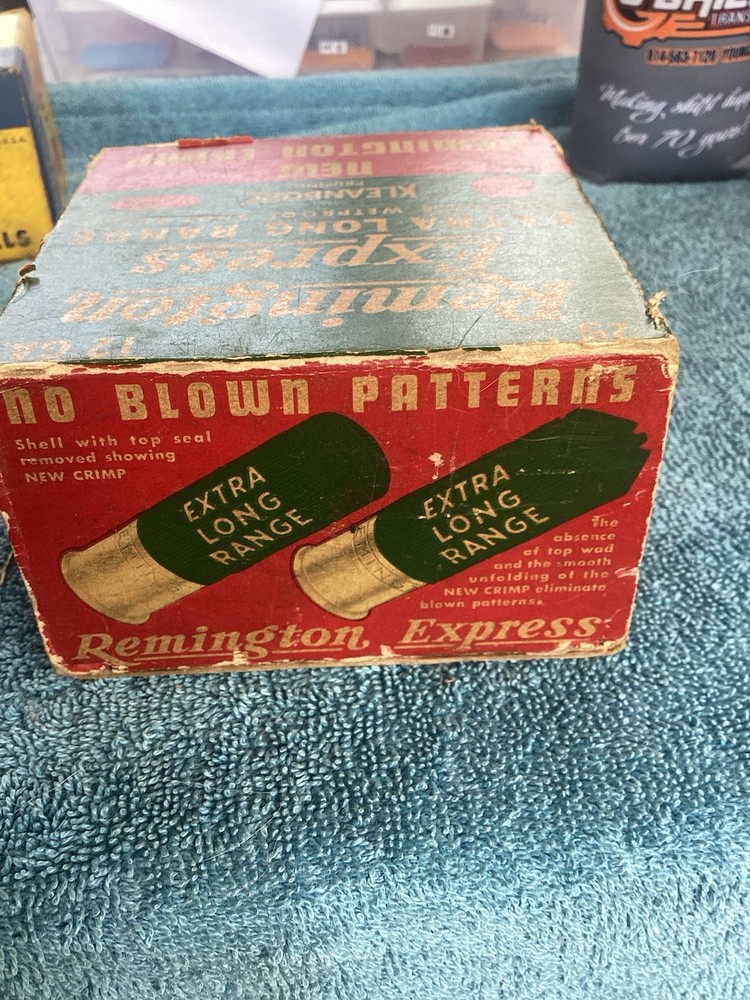 Remington express Extra Long Range Shot Shell Box Empty