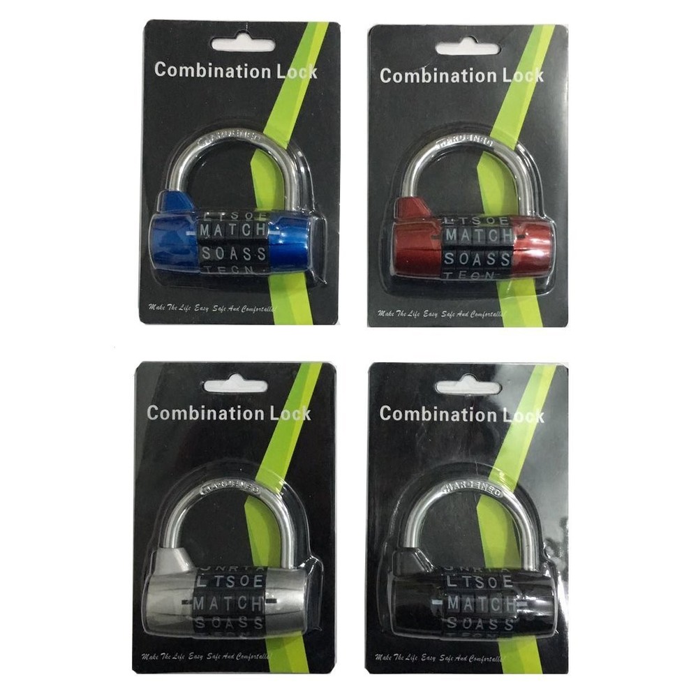 Padlock,combination padlock,5 dial padlock,5 letter lock,5 code padlock,gym l...