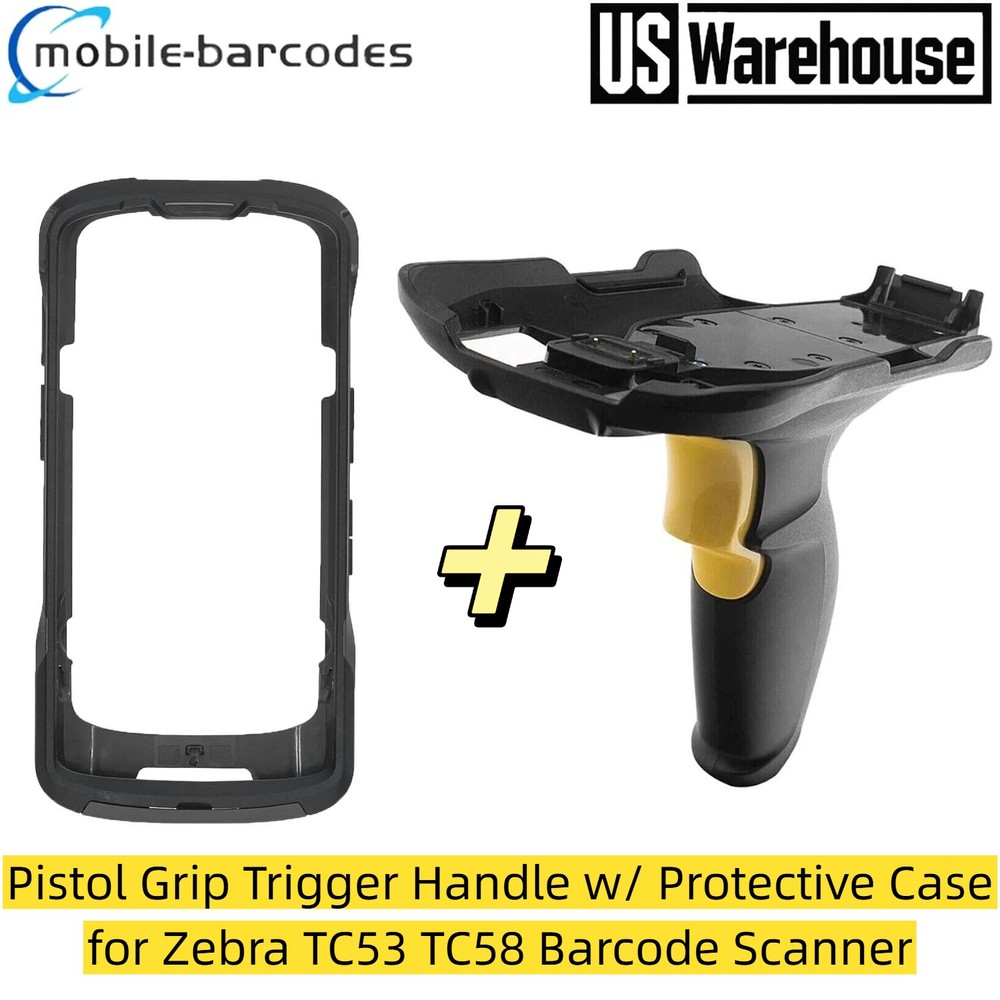 Trigger Handle With Protective Case for Zebra TC53 TC58 TRG-NGTC5-ELEC-01