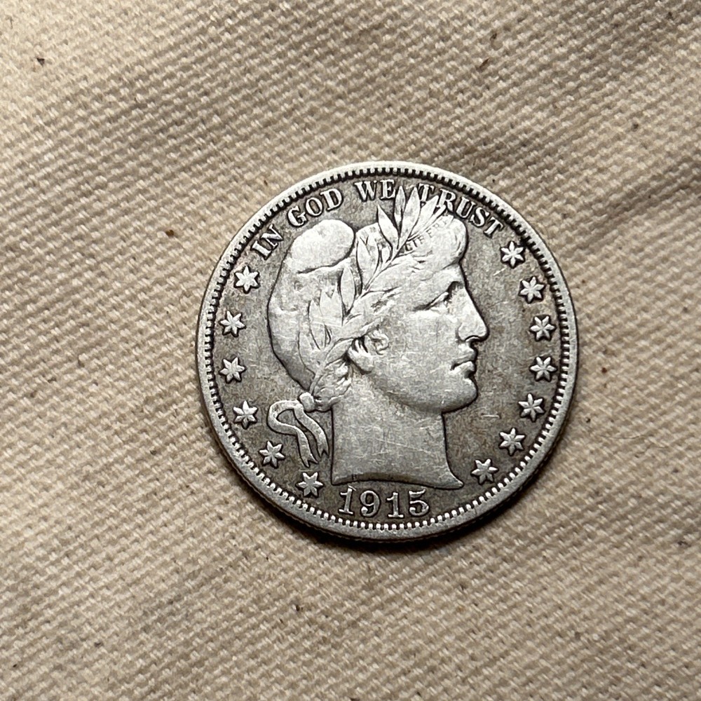 1915-D Barber Half Dollar VF ZM
